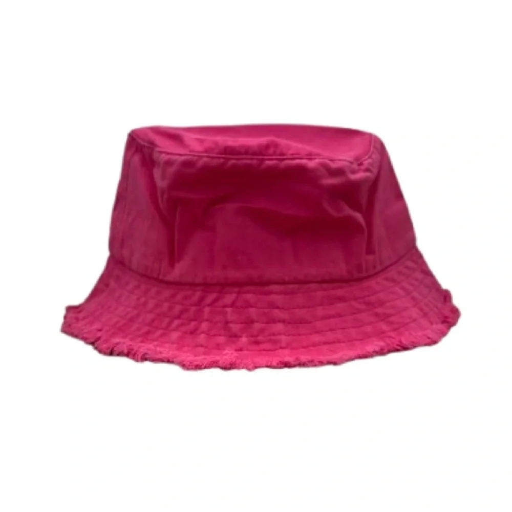 052 NWT Moon Kitty Sun Hat‎ with Raw Edge - Size: 5-7Y